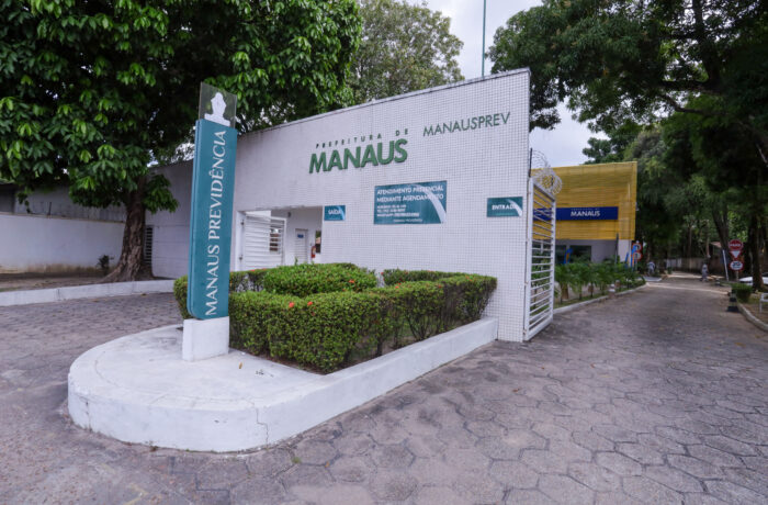 Fachada da sede da Manaus Previdência