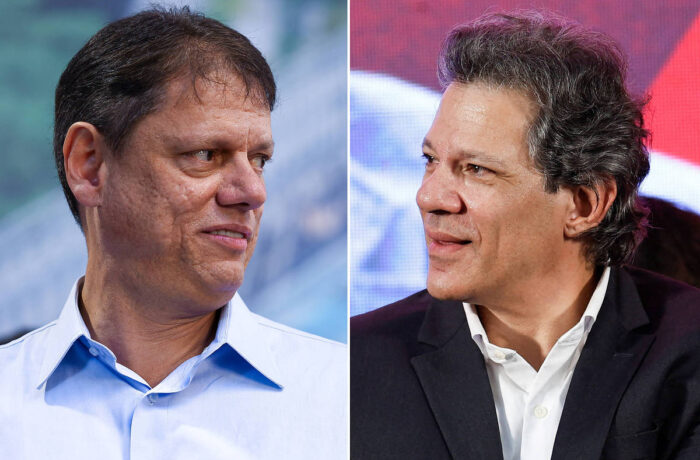 Quaest: Tarcísio tem 44%, contra 27% de Haddad no 1º turno para Governo de SP